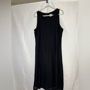 ⭐️ Anne Klein Black Netted detail dress- Size 16